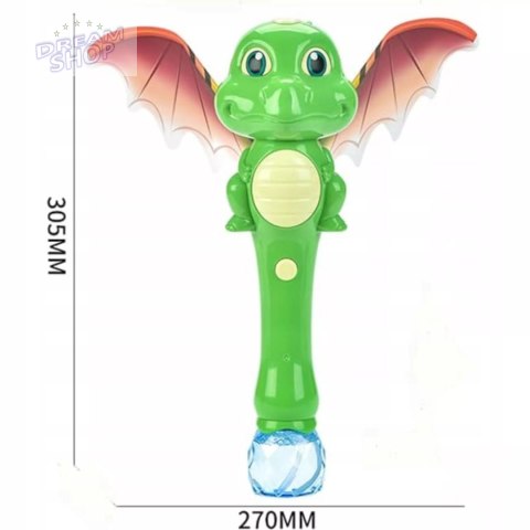 Różdżka dinozaur do baniek mydlanych bańki światło MY213Y-2 Różdżka dinozaur do baniek mydlanych bańki światło MY213Y-2