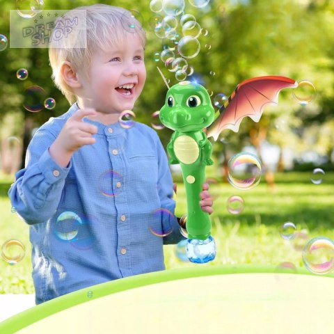 Różdżka dinozaur do baniek mydlanych bańki światło MY213Y-2 Różdżka dinozaur do baniek mydlanych bańki światło MY213Y-2