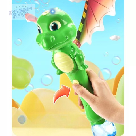Różdżka dinozaur do baniek mydlanych bańki światło MY213Y-2 Różdżka dinozaur do baniek mydlanych bańki światło MY213Y-2