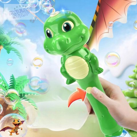 Różdżka dinozaur do baniek mydlanych bańki światło MY213Y-2 Różdżka dinozaur do baniek mydlanych bańki światło MY213Y-2