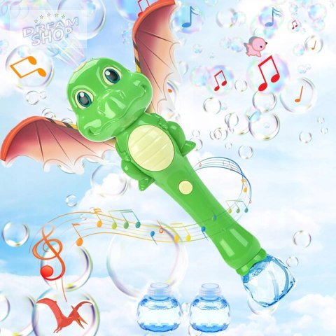 Różdżka dinozaur do baniek mydlanych bańki światło MY213Y-2 Różdżka dinozaur do baniek mydlanych bańki światło MY213Y-2