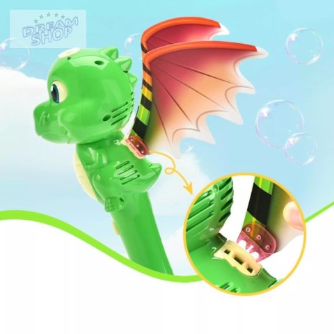 Różdżka dinozaur do baniek mydlanych bańki światło MY213Y-2 Różdżka dinozaur do baniek mydlanych bańki światło MY213Y-2