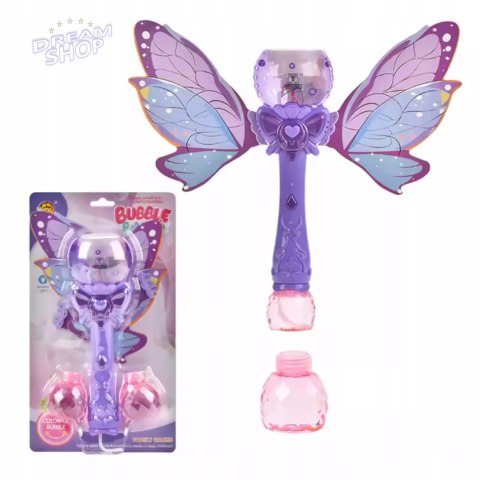 Różdżka motyl do baniek mydlanych ze skrzydłami bańki światła MY232-2 Różdżka motyl do baniek mydlanych ze skrzydłami bańki światła MY232-2