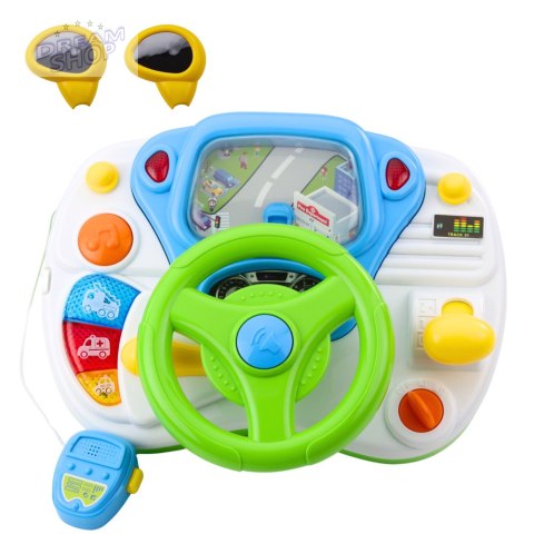 Symulator Jazdy Kierownica Edukacyjna Interaktywna Dźwięki Światła Symulator Jazdy Kierownica Edukacyjna Interaktywna Dźwięki Światła