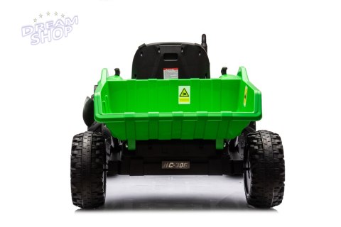 Traktor Na Akumulator HC-306 Z Przyczepą Jasno Zielony 24V