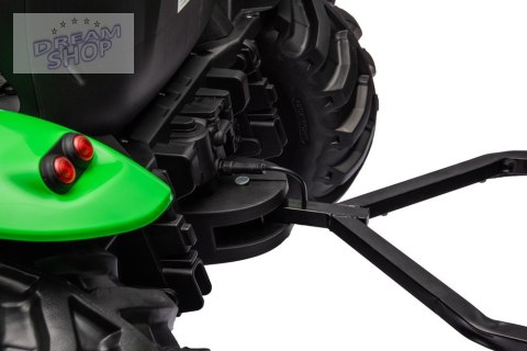 Traktor Na Akumulator HC-306 Z Przyczepą Jasno Zielony 24V
