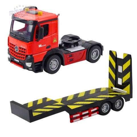 Zestaw Laweta Zdalnie Sterowana RC Auto Sportowe Osobowe Czerwone 1:16 Zestaw Laweta Zdalnie Sterowana RC Auto Sportowe Osobowe Czerwone 1:16