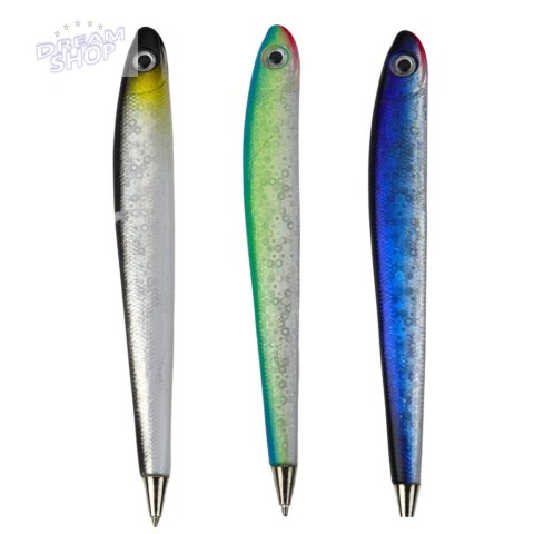 Długopis Ryba Mieniący Się Niebieski Tusz Kolorowy 12,5cm Długopis Ryba Mieniący Się Niebieski Tusz Kolorowy 12,5cm