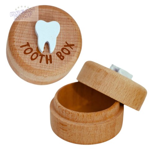 Drewniane Pudełko Na Zęby Mleczne Dla Dzieci Z Grawerem Tooth Box Drewniane Pudełko Na Zęby Mleczne Dla Dzieci Z Grawerem Tooth Box