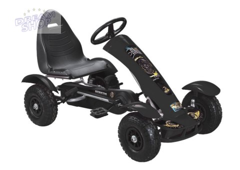 Gokart Na Pedały F618 Czarny Gokart Na Pedały F618 Czarny