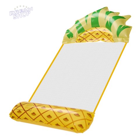 Materac dmuchany plażowy hamak wodny leżak fotel krzesło do pływania basenu ananas Materac dmuchany plażowy hamak wodny leżak fotel krzesło do pływania basenu ananas