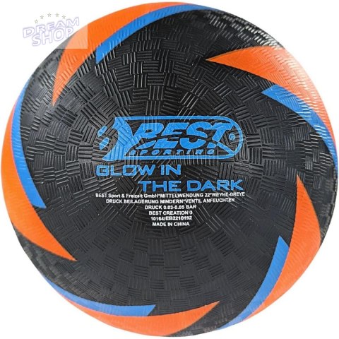 PIŁKA NOŻNA DO GRY BOSO GLOW IN DARK BEST SPORTING POMARAŃCZOWA PIŁKA NOŻNA DO GRY BOSO GLOW IN DARK BEST SPORTING POMARAŃCZOWA