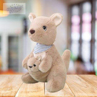 Pluszowa Maskotka Przytulanka Kangur Z Młodym 23cm