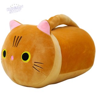 Pluszowa Maskotka Przytulanka Kot Z Długim Ogonem Rudy 40cm