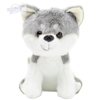 Pluszowa Maskotka Przytulanka Wilk Biało Szary 20cm