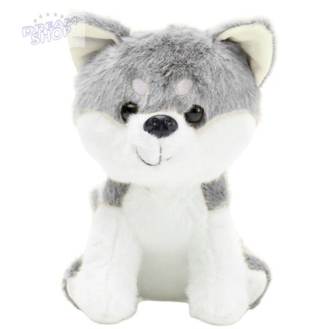 Pluszowa Maskotka Przytulanka Wilk Biało Szary 20cm Pluszowa Maskotka Przytulanka Wilk Biało Szary 20cm