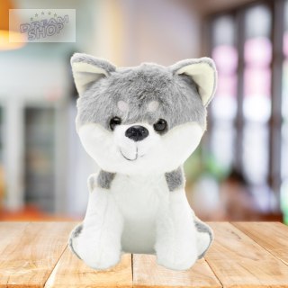 Pluszowa Maskotka Przytulanka Wilk Biało Szary 20cm