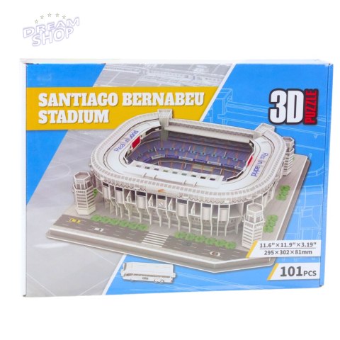 Puzzle 3D Stadion Piłkarski Santaigo Bernabeu Real Madryt 101el Puzzle 3D Stadion Piłkarski Santaigo Bernabeu Real Madryt 101el