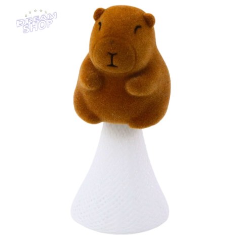 Skacząca Kapibara Na Sprężynie Pop Up Beżowa Brązowa 10cm Skacząca Kapibara Na Sprężynie Pop Up Beżowa Brązowa 10cm