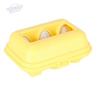 Układanka edukacyjna sorter dopasuj kształty jajka montessori owoce warzywa 6szt
