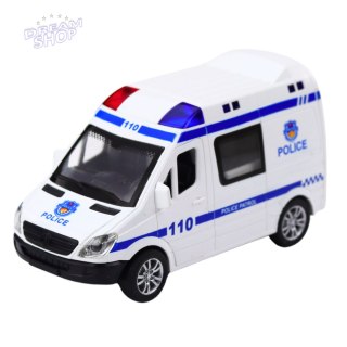 Wóz Policyjny Karetka Ambulans Otwierane Drzwi Napęd Światła Dźwięki Mix