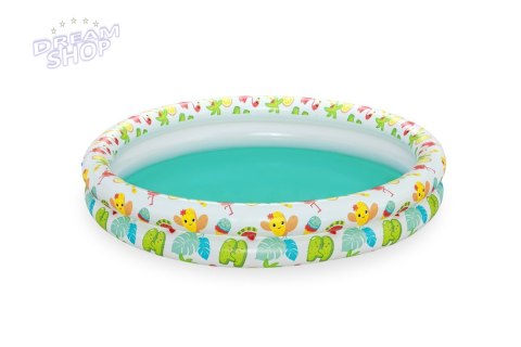 Zestaw Dmuchany Basen 3w1 Piłka Koło 122 x 20 cm Bestway 51124 Zestaw Dmuchany Basen 3w1 Piłka Koło 122 x 20 cm Bestway 51124