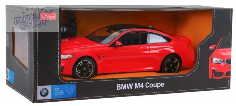 BMW M4 Coupe czerwony RASTAR model 1:14 Zdalnie sterowane auto + pilot 2,4 GHz BMW M4 Coupe czerwony RASTAR model 1:14 Zdalnie sterowane auto + pilot 2,4 GHz