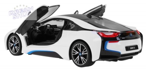 BMW i8 białe RASTAR model 1:14 Zdalnie sterowane auto + pilot 2,4 GHz BMW i8 białe RASTAR model 1:14 Zdalnie sterowane auto + pilot 2,4 GHz