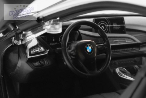 BMW i8 białe RASTAR model 1:14 Zdalnie sterowane auto + pilot 2,4 GHz BMW i8 białe RASTAR model 1:14 Zdalnie sterowane auto + pilot 2,4 GHz