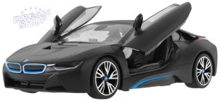 BMW i8 czarne RASTAR model 1:14 Zdalnie sterowane auto + pilot 2,4 GHz