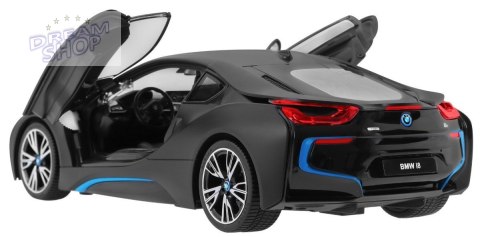 BMW i8 czarne RASTAR model 1:14 Zdalnie sterowane auto + pilot 2,4 GHz BMW i8 czarne RASTAR model 1:14 Zdalnie sterowane auto + pilot 2,4 GHz