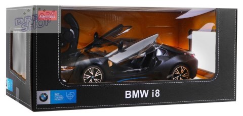 BMW i8 czarne RASTAR model 1:14 Zdalnie sterowane auto + pilot 2,4 GHz BMW i8 czarne RASTAR model 1:14 Zdalnie sterowane auto + pilot 2,4 GHz