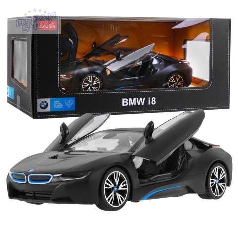 BMW i8 czarne RASTAR model 1:14 Zdalnie sterowane auto + pilot 2,4 GHz BMW i8 czarne RASTAR model 1:14 Zdalnie sterowane auto + pilot 2,4 GHz