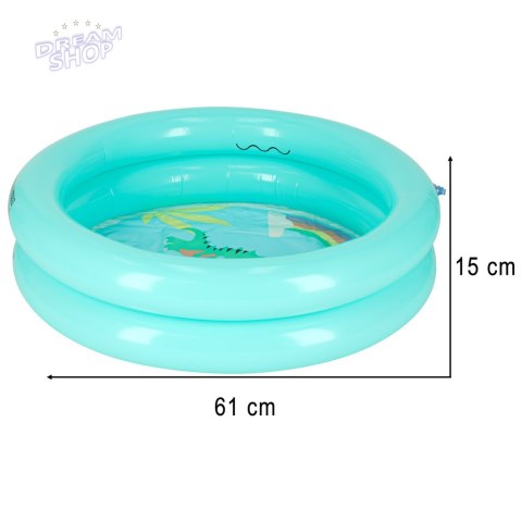 Basen brodzik dla dzieci 61cm turkusowy BESTWAY 51061 Basen brodzik dla dzieci 61cm turkusowy BESTWAY 51061