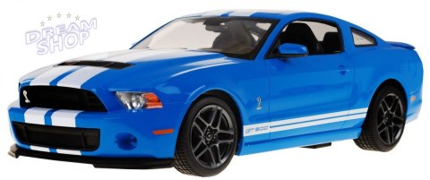 Ford Shelby Mustang GT500 niebieski RASTAR model 1:14 Zdalnie sterowane auto + pilot Ford Shelby Mustang GT500 niebieski RASTAR model 1:14 Zdalnie sterowane auto + pilot