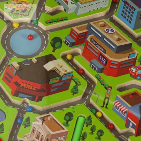 Gra labirynt magnetyczna planszowa drewniana do podróży duże miasto 2 graczy Gra labirynt magnetyczna planszowa drewniana do podróży duże miasto 2 graczy