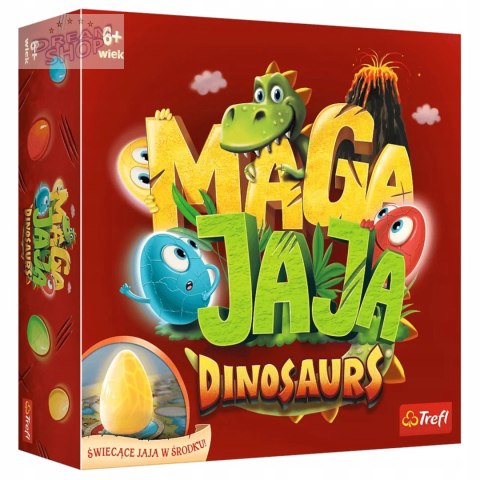 Gra rodzinna planszowa towarzyska Magajaja Dinosaurs 6+ Trefl 02281