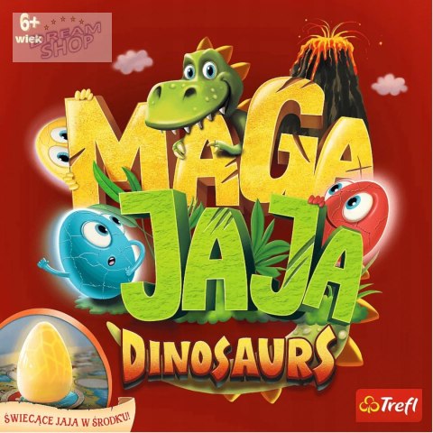 Gra rodzinna planszowa towarzyska Magajaja Dinosaurs 6+ Trefl 02281