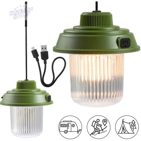 LATARKA LAMPA CAMPING USB 3 RODZAJE ŚWIATŁA REDCLIFFS KHAKY LATARKA LAMPA CAMPING USB 3 RODZAJE ŚWIATŁA REDCLIFFS KHAKY