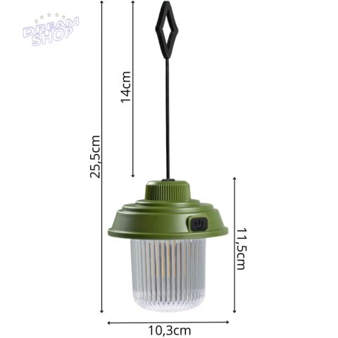 LATARKA LAMPA CAMPING USB 3 RODZAJE ŚWIATŁA REDCLIFFS KHAKY LATARKA LAMPA CAMPING USB 3 RODZAJE ŚWIATŁA REDCLIFFS KHAKY