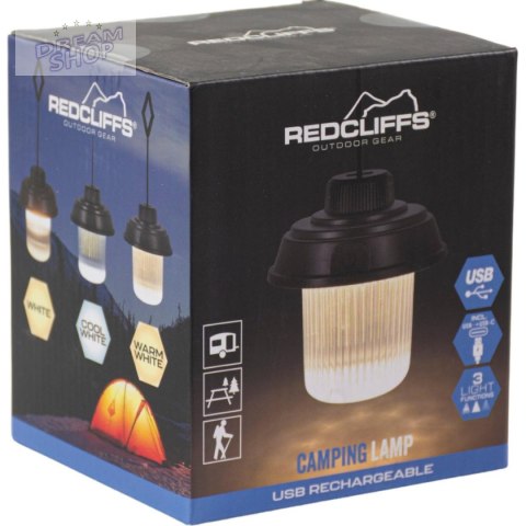 LATARKA LAMPA CAMPING USB 3 RODZAJE ŚWIATŁA REDCLIFFS KHAKY LATARKA LAMPA CAMPING USB 3 RODZAJE ŚWIATŁA REDCLIFFS KHAKY