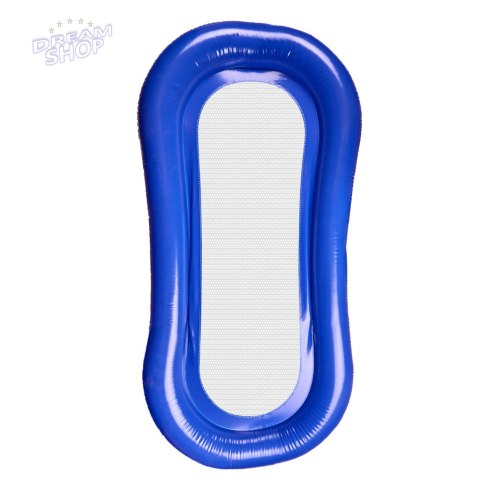 Materac dmuchany plażowy hamak wodny leżak fotel krzesło do pływania basenu niebieski Materac dmuchany plażowy hamak wodny leżak fotel krzesło do pływania basenu niebieski