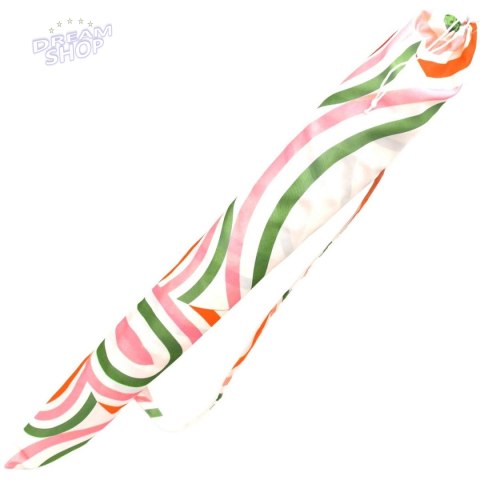 PARASOL PLAŻOWO OGRODOWY 160CM POMARAŃCZOWO ZIELONY PARASOL PLAŻOWO OGRODOWY 160CM POMARAŃCZOWO ZIELONY
