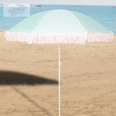 PARASOL PLAŻOWO OGRODOWY Z FRĘDZLAMI 174CM ZIELONY PARASOL PLAŻOWO OGRODOWY Z FRĘDZLAMI 174CM ZIELONY
