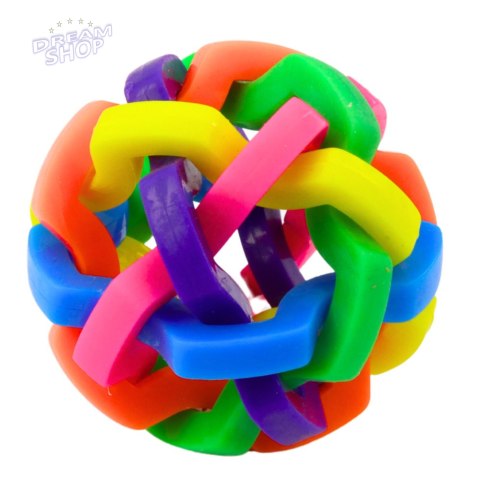 Piłeczka Pleciona Gumowa Piłka Sensoryczna Do Zabawy Kolorowa 7,5cm Piłeczka Pleciona Gumowa Piłka Sensoryczna Do Zabawy Kolorowa 7,5cm
