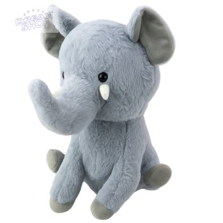Pluszowa Maskotka Przytulanka Duży Słoń Szary 36cm
