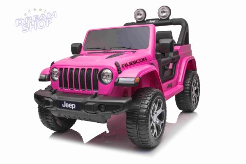 Pojazd Jeep Wrangler Rubicon Różowy