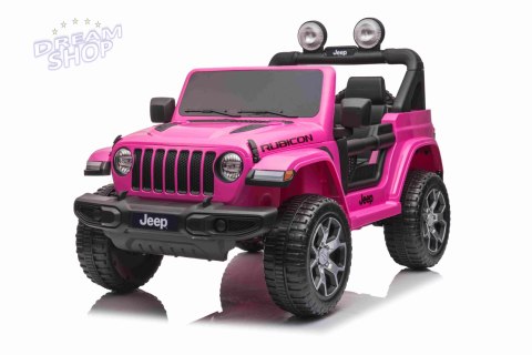Pojazd Jeep Wrangler Rubicon Różowy