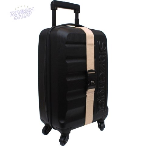 UNIWERSALNY PAS ZABEZPIECZAJĄCY DO WALIZKI SPINAJĄCY 180x5CM NA SZYFR PROWORLD - BEŻ UNIWERSALNY PAS ZABEZPIECZAJĄCY DO WALIZKI SPINAJĄCY 180x5CM NA SZYFR PROWORLD - BEŻ