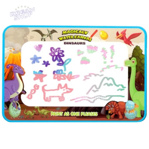 WOOPIE Magiczna Mata do Malowania Wodą XXL Pieczątki Cyferki 100cm WOOPIE Magiczna Mata do Malowania Wodą XXL Pieczątki Cyferki 100cm